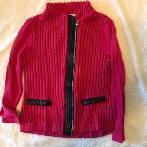 Peter Nygard zip cardigan